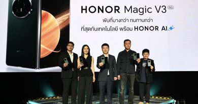 พาเข้าสู่ยุคใหม่ของสมาร์ตโฟนจอพับที่บางเท่ากับบาร์โฟน! HONOR Magic V3 บางเบากว่า ทนทานกว่าพร้อมเปิดประสบการณ์การใช้งานสุดล้ำกับ HONOR AI ในราคา 54,990 บาทพิเศษ! Pre-order 15-23 ต.ค. นำมือถือเครื่องเก่ามาแลก รับส่วนลดสูงสุด 10,000 บาท พร้อมประกันหน้าจอแตก 1 ปี