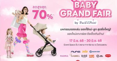 Baby Grand Fair by Pacific Pointมหกรรมสินค้าแม่และเด็กพรีเมียมที่คุณพ่อคุณแม่ยุคใหม่ไม่ควรพลาด17 – 30 มิถุนายน 2568 ณ Event Space ชั้น 4 สยาม ทาคาชิมายะ ณ ไอคอนสยาม