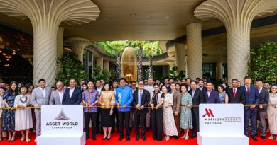 AWC ร่วมกับ แมริออท เปิดตัว “โรงแรม พัทยา แมริออท รีสอร์ต แอนด์ สปา”  ล่าสุดบนหาดจอมเทียน