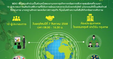 เชิญชวนร่วมงาน “BEDO-BCG Business Matching Day 2025” BEDO ชวนไปยกระดับธุรกิจจากทรัพยากรชีวภาพในงาน BEDO-BCG Business Matching Day 2025