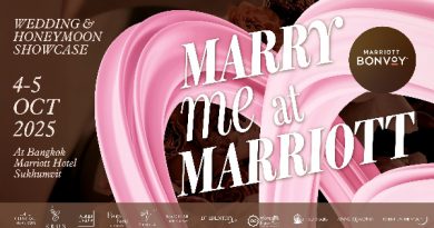 งานเวดดิ้งแฟร์ “Marry Me at Marriott” กลับมาอีกครั้งเพื่อจุดประกายแรงบันดาลใจให้แก่คู่รักที่กำลังวางแผนงานวิวาห์ในประเทศไทย