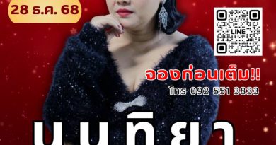 My Way 70’s แลนด์มาร์คแห่งใหม่สำหรับคนรักเพลงยุค 70s ในบรรยากาศสุดวินเทจ 28 ธค. นี้ พบกับ LIVE CONCERT ของ DEVA ระดับแถวหน้าของไทย “นนทิยา จิวบางป่า” จองโต๊ะพร้อมอาหารเซ็ต ราคา 2,000-4,500 บาท นั่ง ที่นั่งมีจำนวนจำกัด รีบจองก่อนโต๊ะหมด