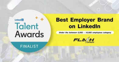 Flash Express ได้รับคัดเลือกเป็น Finalist ในรางวัล LinkedIn Talent Awards 2025สาขา “Best Employer Brand on LinkedIn”