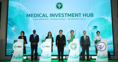 สธ. จับมือ MSD ขับเคลื่อน “Medical Investment Hub” ปักหมุด 3 เป้าหมายใหญ่ เพิ่ม GDP ดึงดูดการลงทุนใหม่ดันไทยสู่ Top 50 ด้านสุขภาพและสิ่งแวดล้อม
